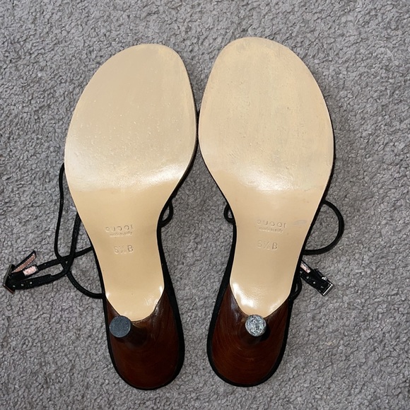 SOLD ❌Gucci Strappy Bow Sandals/Heels - Picture 8 of 13